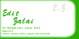 edit zalai business card